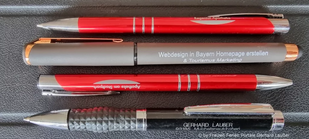 Personalisierte Kugelschreiber mit Gravur Nützliche Geschenke für Kunden