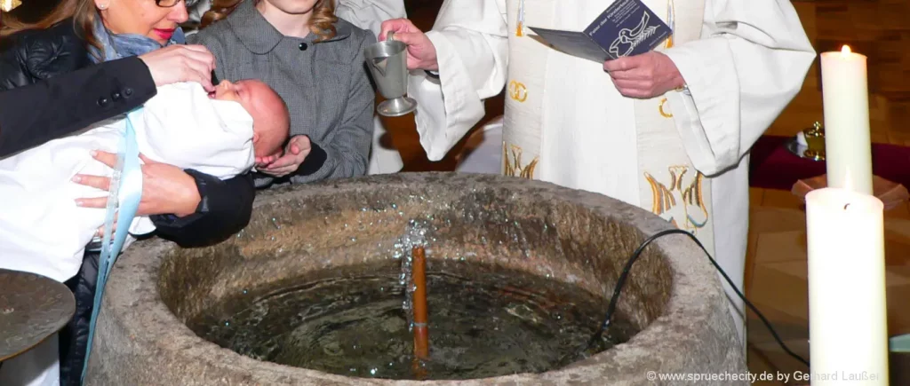 Glückwünsche zur Taufe - Sprüche und Verse für Taufpaten